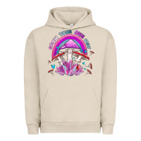 Pigment French Oak grow your own way crystal and mushroom Urban Hoodie - MaliasSmallBusiness