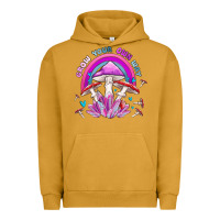 Pigment Peanut Butter grow your own way crystal and mushroom Urban Hoodie - MaliasSmallBusiness