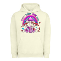 Grow Your Own Way Crystal And Mushroom Urban Hoodie | Teevron