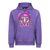 Tulip grow your own way crystal and mushroom Urban Hoodie - MaliasSmallBusiness
