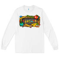 White teacher Long Sleeve Tee - texasbilliewilder