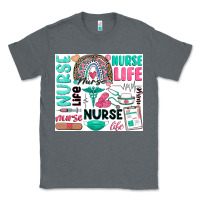 Charcoal Heather nurse life Classic Tee - Zillion Design Studio