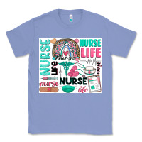 Colony Blue nurse life Classic Tee - Zillion Design Studio