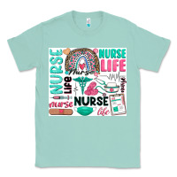 Seafoam nurse life Classic Tee - Zillion Design Studio