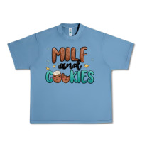 Pebble Blue milf and cookies Urban Heavy Tee - MaliasSmallBusiness