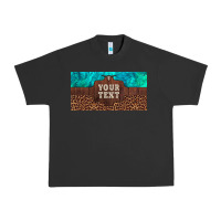 Pigment Black preview custom name turquoise stone leopard bull skull license plate Urban Heavy Tee - Artiststas