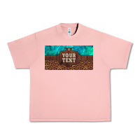 Salmon preview custom name turquoise stone leopard bull skull license plate Urban Heavy Tee - Artiststas