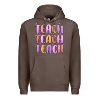 Coffee teach teach varsity Premium Hoodie - MaliasSmallBusiness