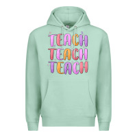 Seafoam teach teach varsity Premium Hoodie - MaliasSmallBusiness