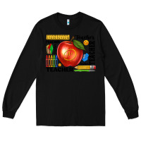 Black teacher Long Sleeve Tee - texasbilliewilder