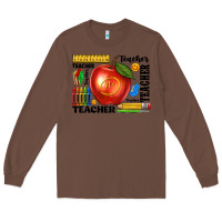 Chestnut teacher Long Sleeve Tee - texasbilliewilder