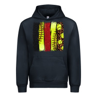 Navy softball brushstroke Urban Hoodie - NancyCooperArtShop