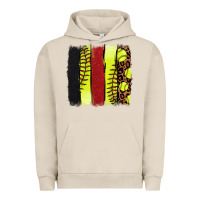 Pigment French Oak softball brushstroke Urban Hoodie - NancyCooperArtShop