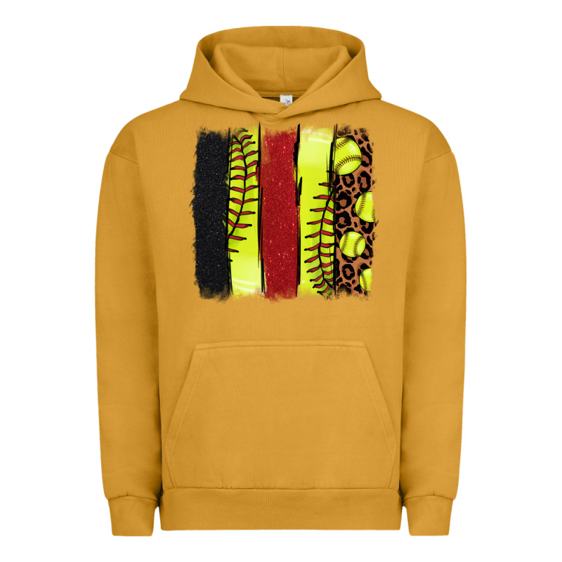 Softball Brushstroke Urban Hoodie by NancyCooperArtShop | Teevron