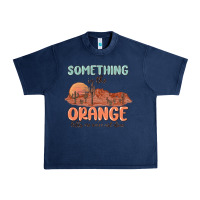 Navy something in the orange Urban Heavy Tee - MaliasSmallBusiness