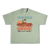 Oil Green something in the orange Urban Heavy Tee - MaliasSmallBusiness