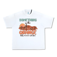 White something in the orange Urban Heavy Tee - MaliasSmallBusiness
