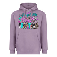 Lavender just a girl who loves crafting Heavyweight Hoodie - AdoDesignShop