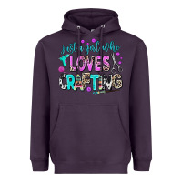 Plum just a girl who loves crafting Heavyweight Hoodie - AdoDesignShop