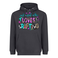 Smoke just a girl who loves crafting Heavyweight Hoodie - AdoDesignShop