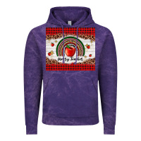 Cloud Purple merry teacher Vintage Hoodie - AdoDesignShop