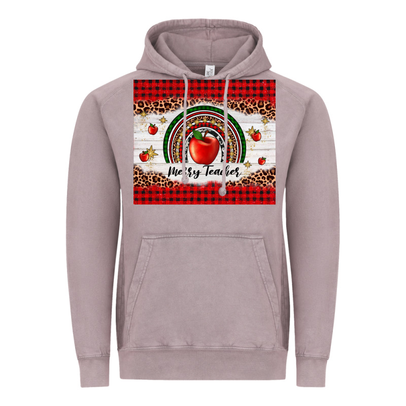 Merry Teacher Vintage Hoodie by AdoDesignShop | Teevron