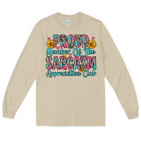 Mushroom proud member of the sarcasm appreciation club Long Sleeve Tee - Zillion Design Studio