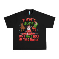 Black there's some ho's ho's ho's in this house Urban Heavy Tee - MaliasSmallBusiness