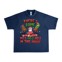 Navy there's some ho's ho's ho's in this house Urban Heavy Tee - MaliasSmallBusiness