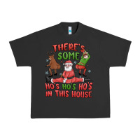 Pigment Black there's some ho's ho's ho's in this house Urban Heavy Tee - MaliasSmallBusiness