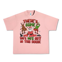Salmon there's some ho's ho's ho's in this house Urban Heavy Tee - MaliasSmallBusiness
