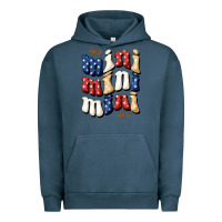 Pigment Midnight Navy American mini Urban Hoodie - NancyCooperArtShop
