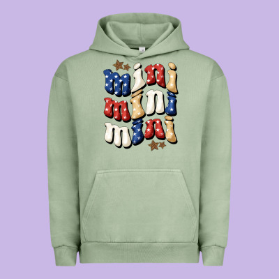 American Mini Urban Hoodie Designed By Nancycooperartshop