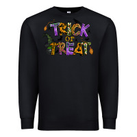 Black trick or treat Premium Sweatshirt - BundleAndBundleShop
