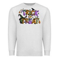 Oatmeal Heather trick or treat Premium Sweatshirt - BundleAndBundleShop