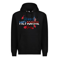 Black happy memorial day Premium Hoodie - MaliasSmallBusiness
