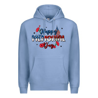 Colony Blue happy memorial day Premium Hoodie - MaliasSmallBusiness