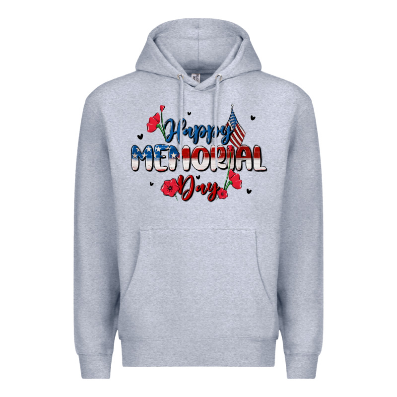 Happy Memorial Day Premium Hoodie by MaliasSmallBusiness | Teevron
