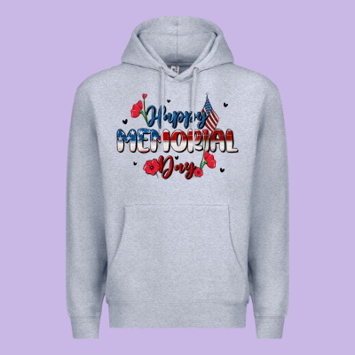 Happy Memorial Day Premium Hoodie Designed By Maliassmallbusiness