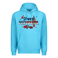 Ocean Blue happy memorial day Premium Hoodie - MaliasSmallBusiness
