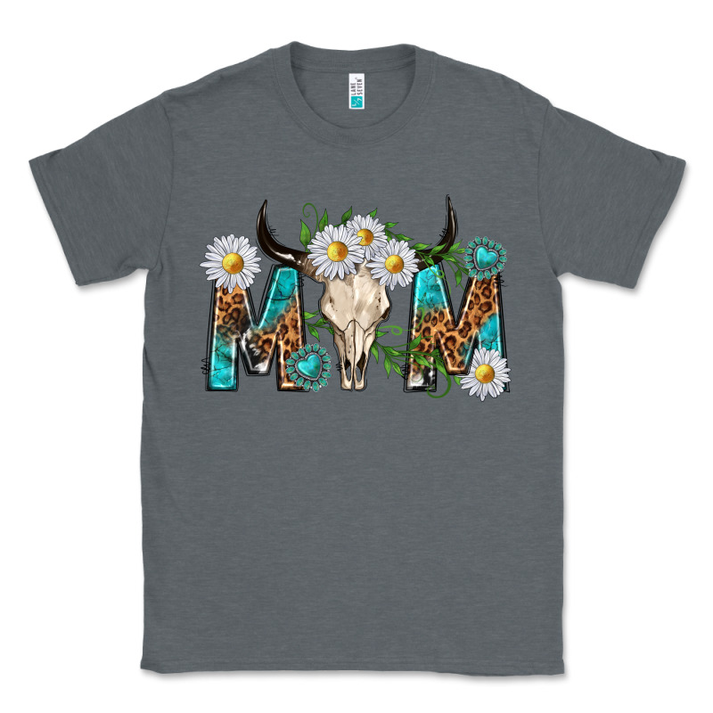 Mom With Bull Skull Classic Tee by texasbilliewilder | Teevron