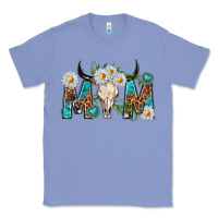 Colony Blue mom with bull skull Classic Tee - texasbilliewilder