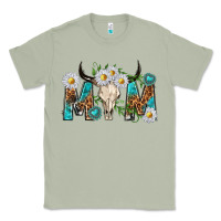 Matcha mom with bull skull Classic Tee - texasbilliewilder