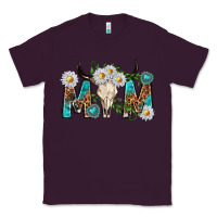 Plum mom with bull skull Classic Tee - texasbilliewilder
