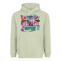 Matcha eat sleep craft repeat Heavyweight Hoodie - AdoDesignShop