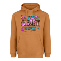 Meerkat eat sleep craft repeat Heavyweight Hoodie - AdoDesignShop
