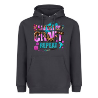 Smoke eat sleep craft repeat Heavyweight Hoodie - AdoDesignShop