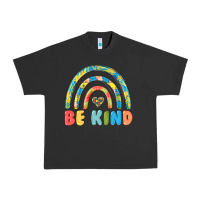 Pigment Black be kind autism Urban Heavy Tee - MaliasSmallBusiness