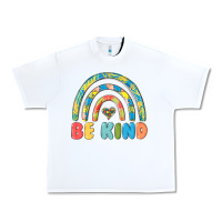 White be kind autism Urban Heavy Tee - MaliasSmallBusiness