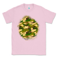 Bubblegum Pink camouflage patch Classic Tee - BundleAndBundleShop